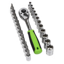 Sealey Siegen Socket & Socket Bit Set 1/4"Sq Drive 27pc S01241