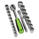 Sealey Siegen Socket Set 3/8"Sq Drive 19pc S01243