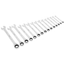 Sealey Siegen Combination Ratchet Spanner Set 15pc S01247