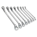 Sealey Siegen Deep Offset Ring Spanner Set 8pc S0405