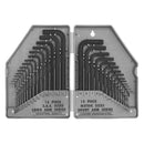 Sealey Siegen Metric/Imperial Long/Short-Arm Hex Key Set 30pc S0484