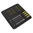 Sealey Siegen Engineer's & Needle File Set 16pc S05781