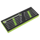 Sealey Siegen Ratchet Combination Spanner Set 12pc S0634