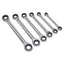 Sealey Siegen Double End Ratchet Ring Spanner Set 6pc S0636