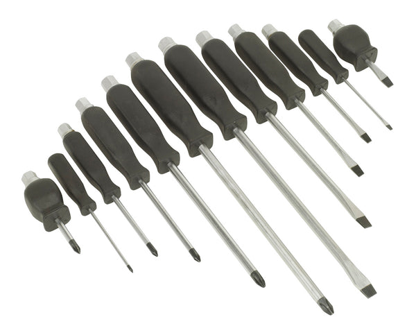 Screwdriver Set 12pc Hammer-Thru