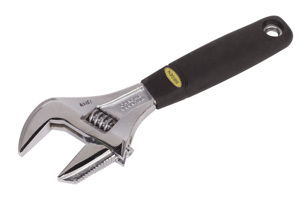 Adjustable Wrench with Extra-Wide Jaw Capacity 200mm