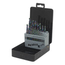 Sealey Siegen HSS Edge Ground Drill Bit Set 19pc - DIN 338 S0868