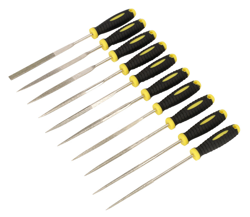 Diamond Needle File Set 10pc 100mm