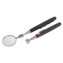 Sealey Siegen Telescopic Magnetic Pick-Up Tool & Inspection Mirror Set 2pc S0940
