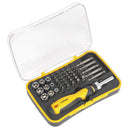 Sealey Siegen Ratchet Screwdriver Socket & Bit Set 45pc S0979