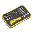 Sealey Siegen Ratchet Screwdriver Socket & Bit Set 45pc S0979