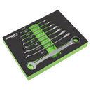 Sealey Siegen Imperial Combination Ratchet Spanner Set 8pc S0984