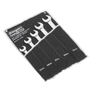 Sealey Siegen Combination Ratchet Spanner Set 5pc S0985