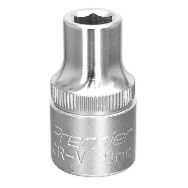 WallDrive&reg; Socket 9mm 1/2"Sq Drive