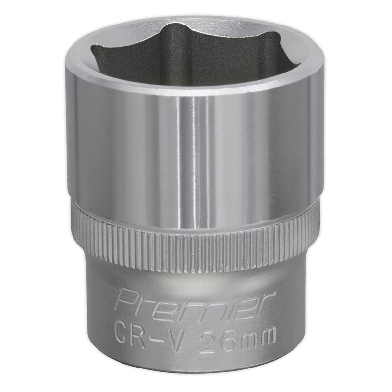 WallDrive&reg; Socket 26mm 1/2"Sq Drive