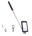 Telescopic Light Inspection Mirror 2 Bright LED Grip Extends 29-87cm S2305