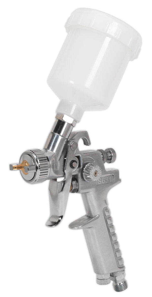 Sealey Spray Gun Touch Up Gravity Feed Paint Gun 1mm Set-Up S631