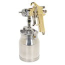 Sealey Workshop Gold Series Suction Feed Spray Gun 1.8mm Set-Up S701