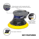 Sealey Air Palm Orbital Sander 150mm SA08