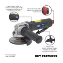 Sealey Premier Composite Air Angle Grinder 100mm SA152