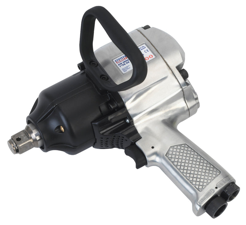 Air Impact Wrench 1"Sq Drive Pistol Type - Twin Hammer