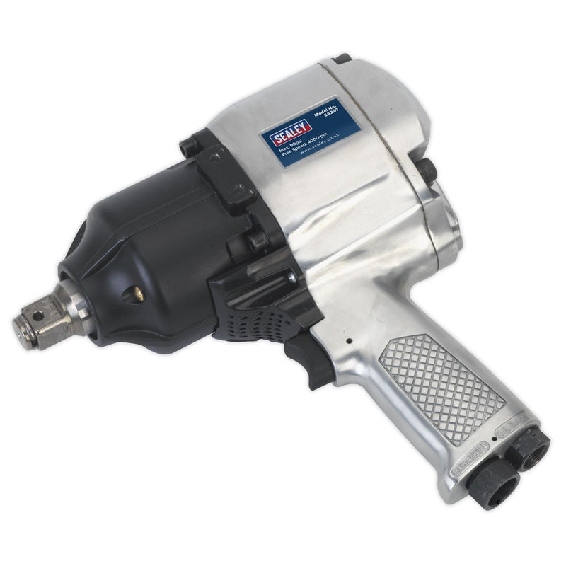 Air Impact Wrench 1"Sq Drive Pistol Type - Twin Hammer