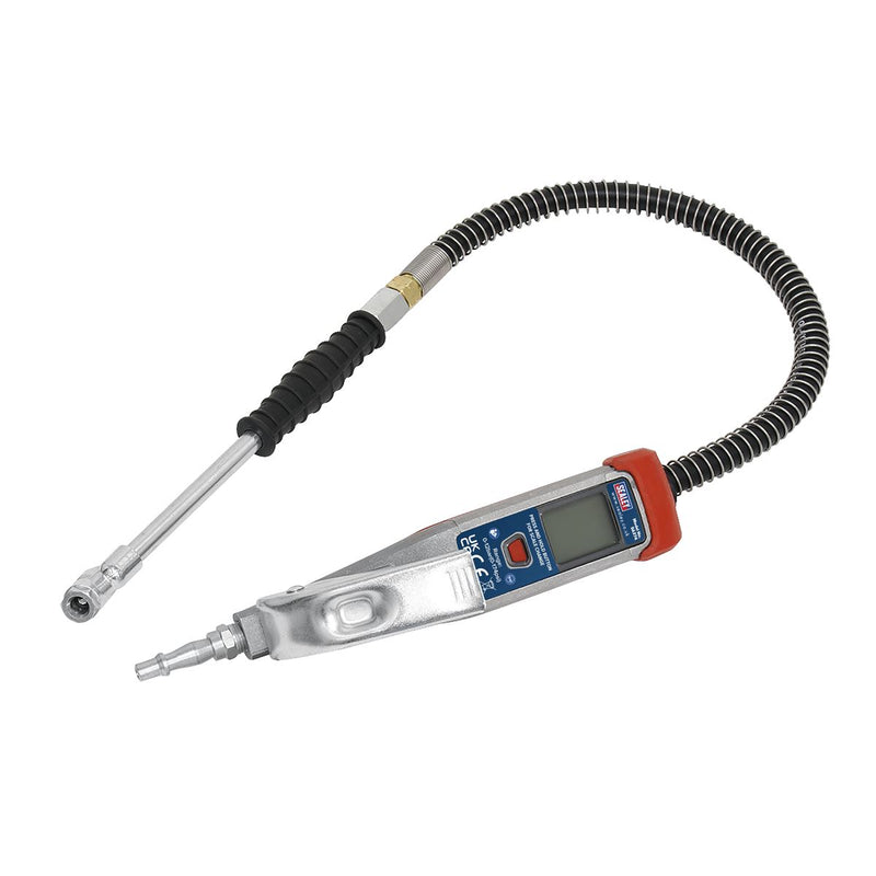 Digital Tyre Inflator 0.5m Hose with Twin Push-On Connector