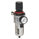 Sealey High Flow Air Filter/Regulator with Gauge SA4001FR