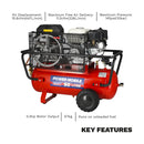 Sealey 50L Belt Drive Air Compressor with Petrol Engine 5.5hp SA5055