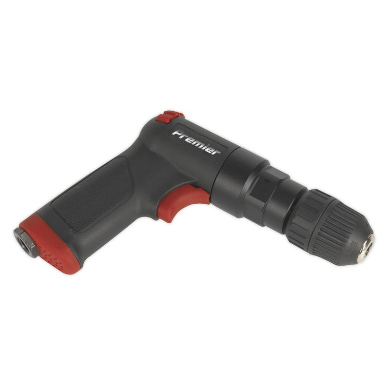 Air Pistol Drill �10mm with Keyless Chuck Composite Reversible - Premier