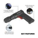 Sealey Premier Composite Reversible Air Pistol Drill 10mm with Keyless Chuck SA620