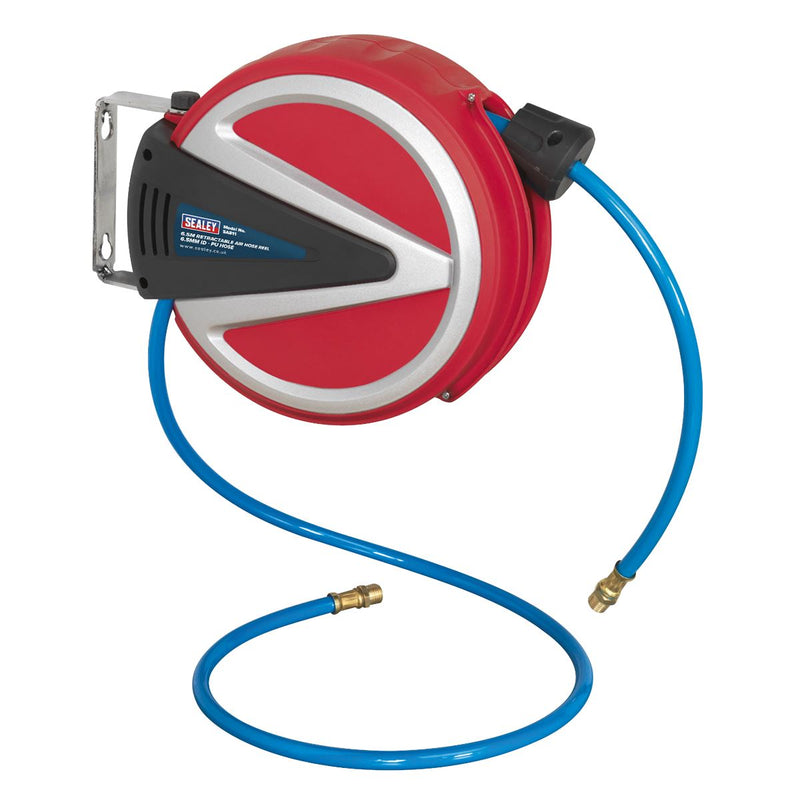 Retractable Air Hose Reel 6.5m �6.5mm ID - PU Hose