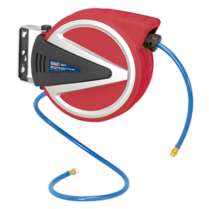 Retractable Air Hose Reel 12m �6.5mm ID - PU Hose