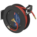 Sealey 15m Retractable Rubber Air Hose with Steel Reel 10mm ID SA841