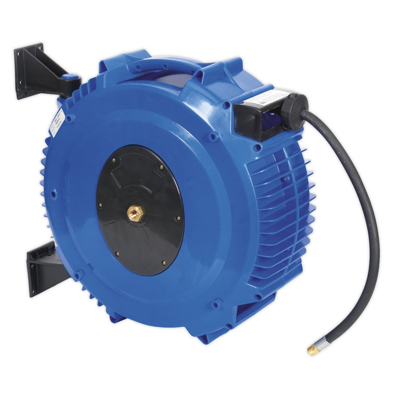 Retractable Air Hose Reel 20m �10mm ID Rubber Hose