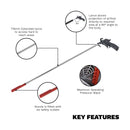 Sealey Air Blow Gun 715mm with Side Outlet 1/4"BSP Air Inlet SA9247