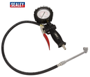 Sealey Air Tyre Inflator 0-174psi Pressure Gauge 1/4" Push On Connector SA9314