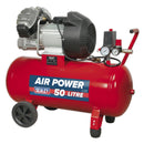 Sealey 50L V-Twin Direct Drive Air Compressor 3hp SAC05030