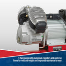 Sealey 50L V-Twin Direct Drive Air Compressor 3hp SAC05030