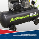 Sealey 150L Belt Drive Air Compressor 3hp SAC15030B