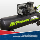 Sealey 200L Belt Drive Air Compressor 3hp SAC20030B