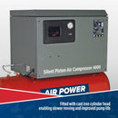 Sealey 200L Low Noise Belt Drive Air Compressor with Cast Cylinders 3hp SAC2203BLN