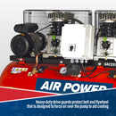 Sealey 270L Belt Drive Air Compressor with Cast Cylinders 2 x 3hp SAC2276B