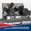 Sealey Premier 200L Belt Drive Air Compressor 5.5hp SAC32055B