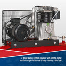 Sealey 500L Belt Drive Air Compressor with Cast Cylinders 7.5hp 2-Stage SAC55075B