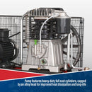 Sealey 500L Belt Drive Air Compressor with Cast Cylinders 7.5hp 2-Stage SAC55075B