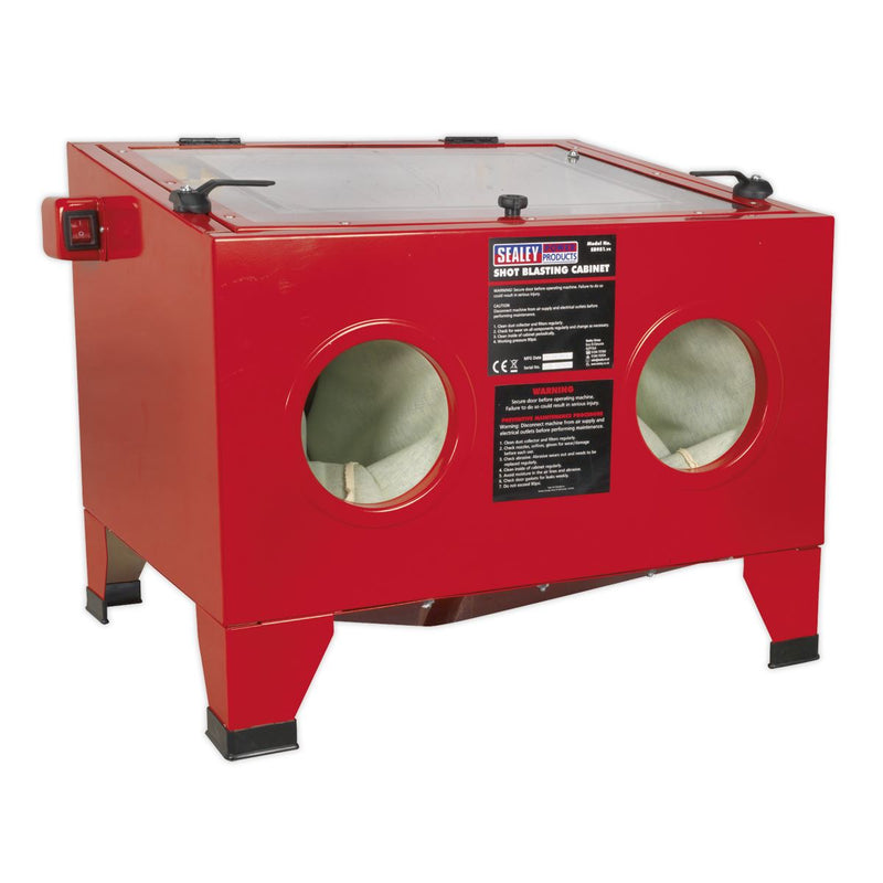 Shot Blast Cabinet with Gun 640 x 490 x 490mm