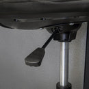 Sealey Premier Industrial Pneumatic Workshop Stool with Adjustable Height Swivel Seat & Back Rest SCR01B