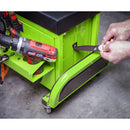 Sealey Mechanic's Utility Seat & Toolbox - Green SCR18G