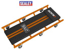 SEALEY CREEPER SEAT 36" MECHANIC GARAGE UNDER CAR INVESTIGATION CRAWLER SCR75O